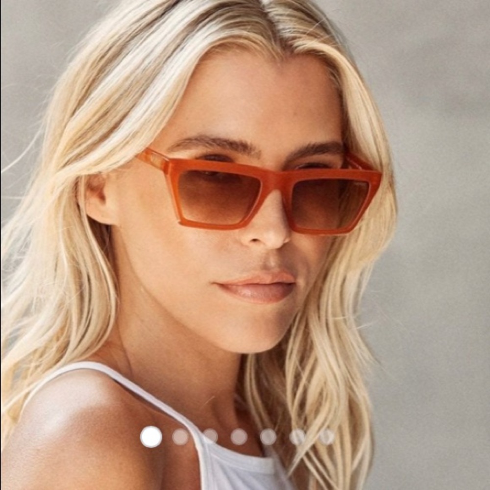 MVMT Savage Women’s Sunglasses - milky brick/bronze gradient color. Sold out.